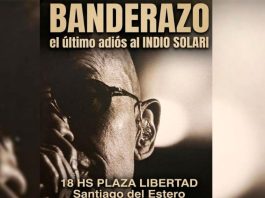 Banderazo en Plaza Libertad para despedir al Indio Solari