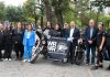 Norma Fuentes recibió a la delegación local que participó del Relevo Mundial de Mujeres Motociclistas