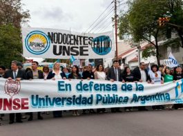 Con una masiva concurrencia se realizó la 5ª Marcha Federal Universitaria en Santiago del Estero